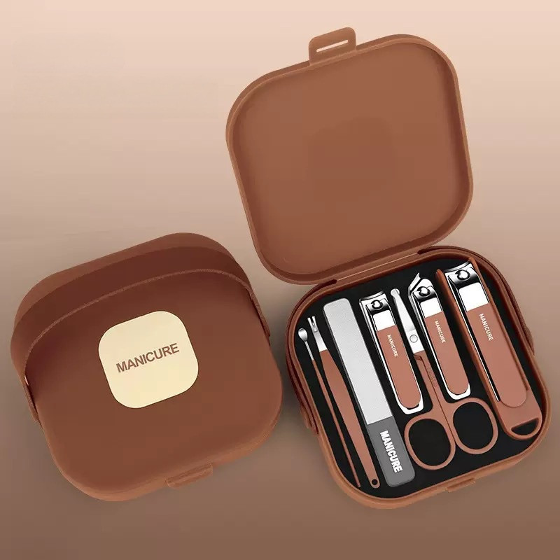 Anti-Splash Nail Clipper Set-(7 PCS)