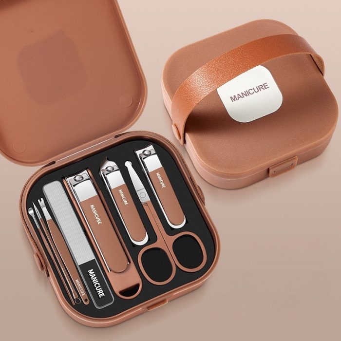 Anti-Splash Nail Clipper Set-(7 PCS) - Image 4