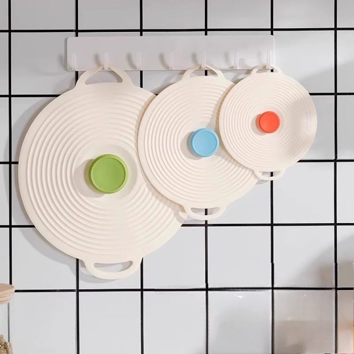 1 Set - Silicone Bowl Food Cover (3 Pcs)