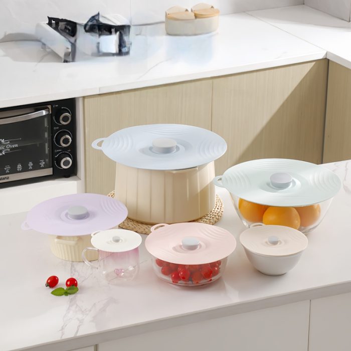 1 Set - Silicone Bowl Food Cover (3 Pcs) - Image 5