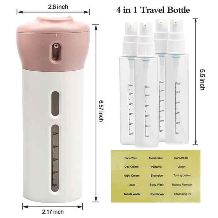 1 Set - Travel Bottle (4 in 1) - Image 6