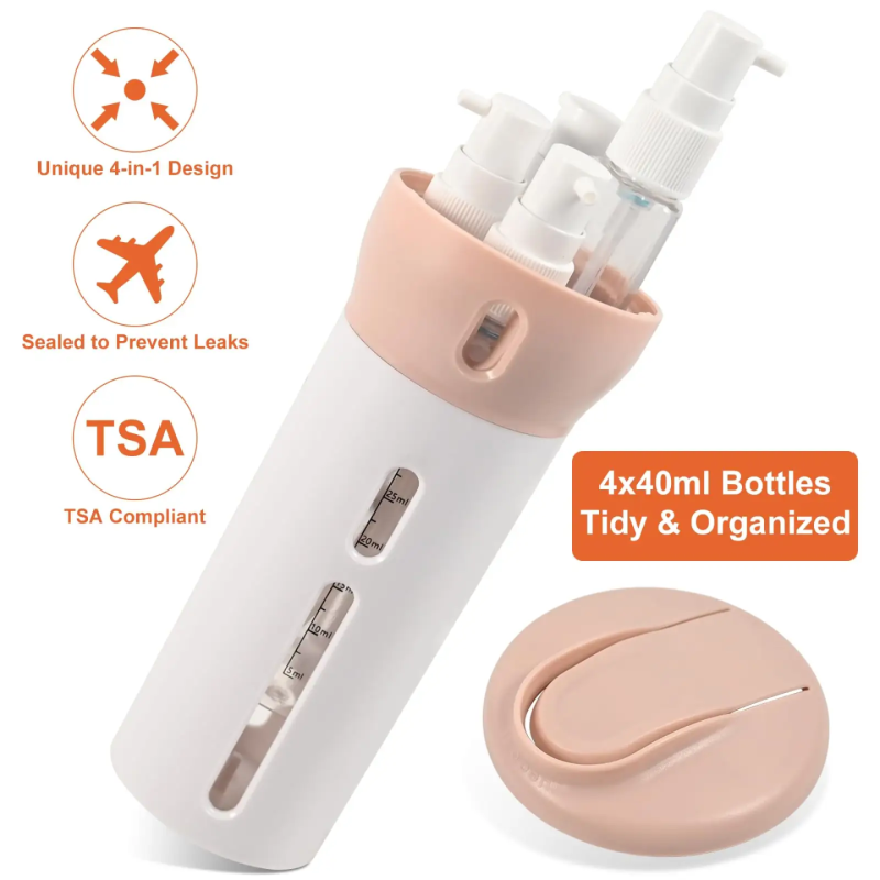 1 Set - Travel Bottle (4 in 1)